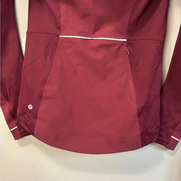 Lululemon Cross Chill Performance Jacket Deep Ruby - Picture 9 of 13